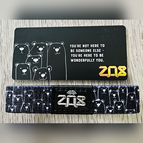 ZOX "YOU'RE JUST RIGHT" #1034 INTERACTIVE BEAR COLLECTIBLE WRISTBAND - Picture 3 of 4